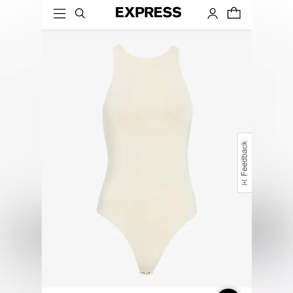 Express Cream body suit